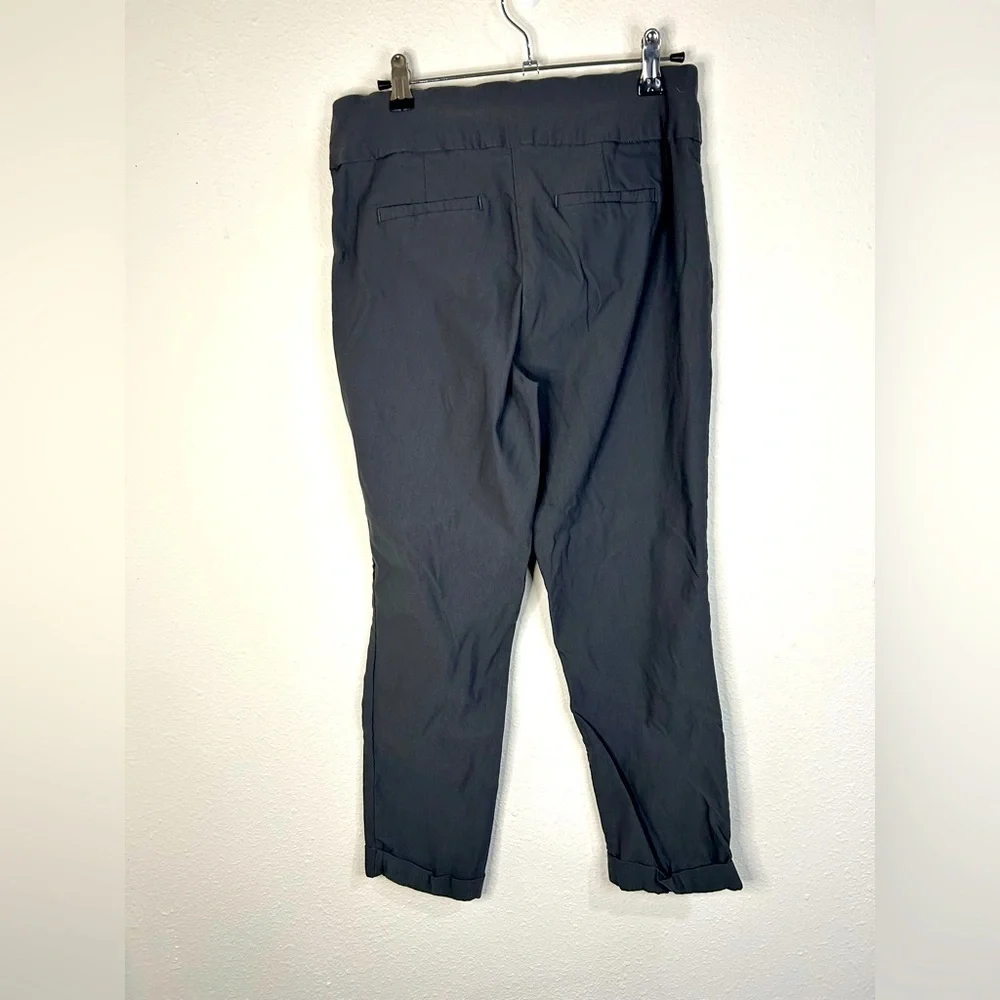 Tribal Women’s Size 10 Gray Cropped Ankle Pants Pull-On Stretch Travel Comfort - Picture 7 of 8